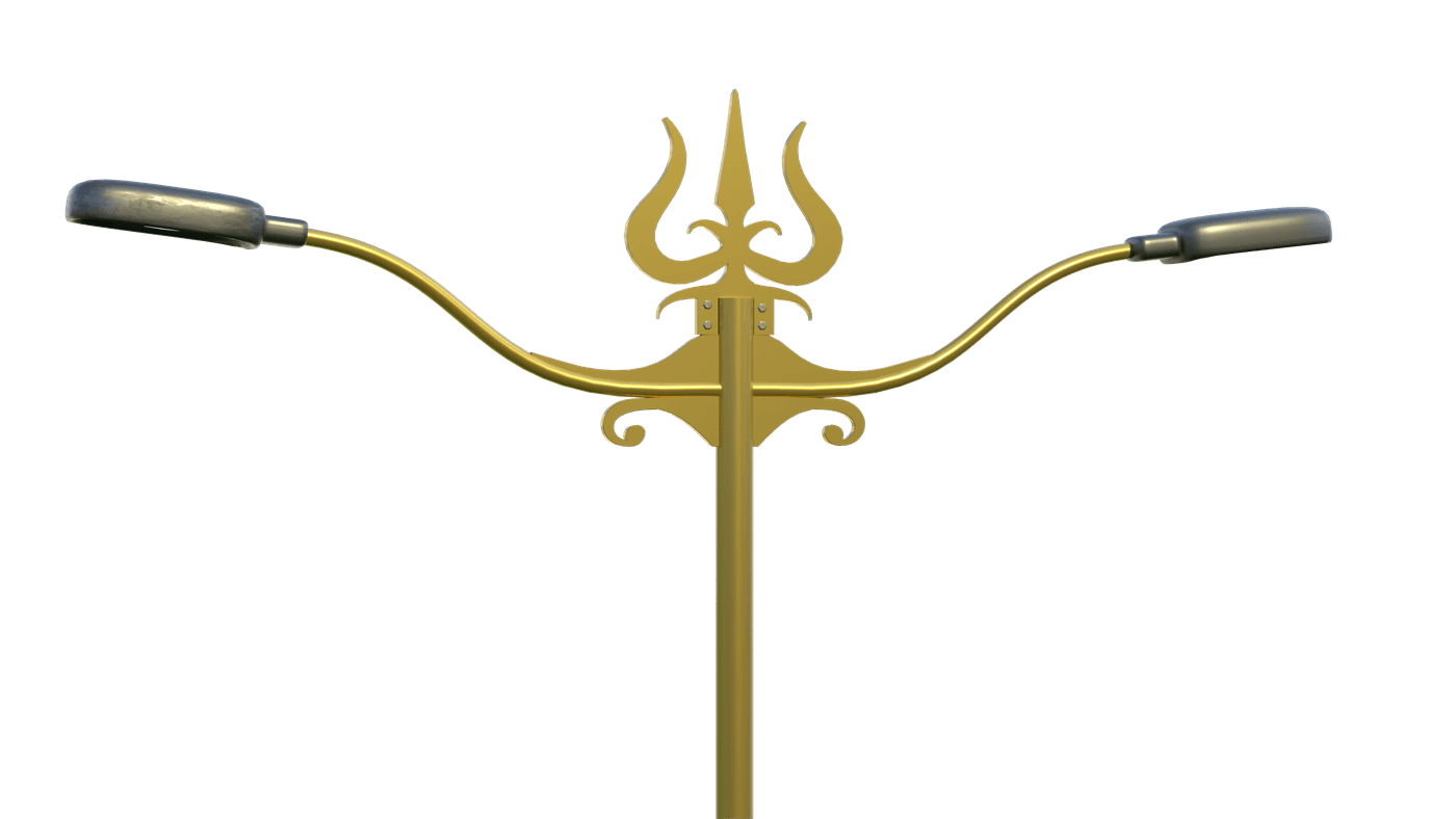 Trishulam Double Arm Bracket