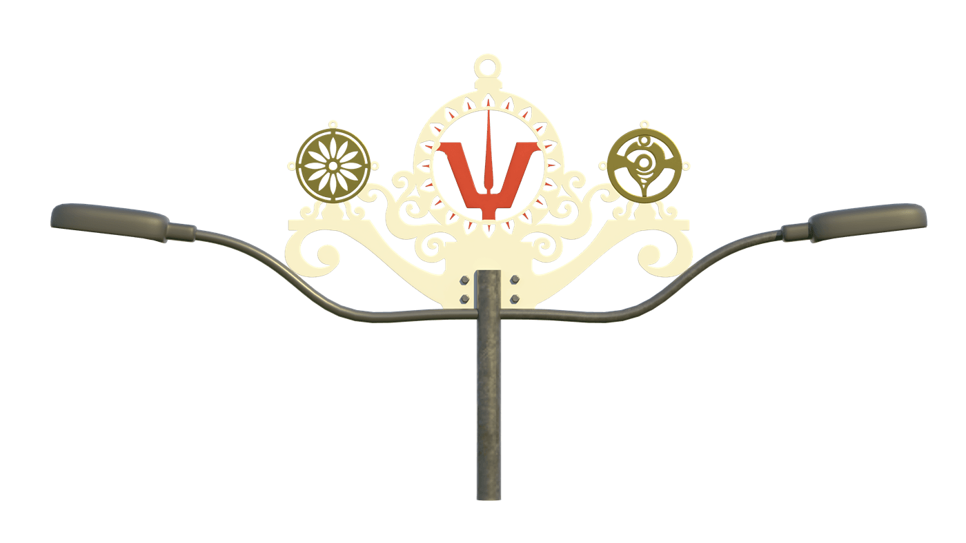 Venkateshwara Swamy Double Arm Bracket